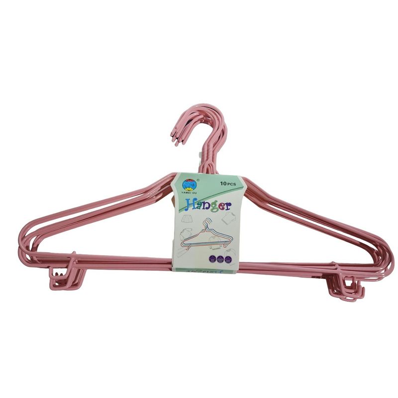 GENERICO - Pack 30 Ganchos Colgadores Para Ropa - Rosado