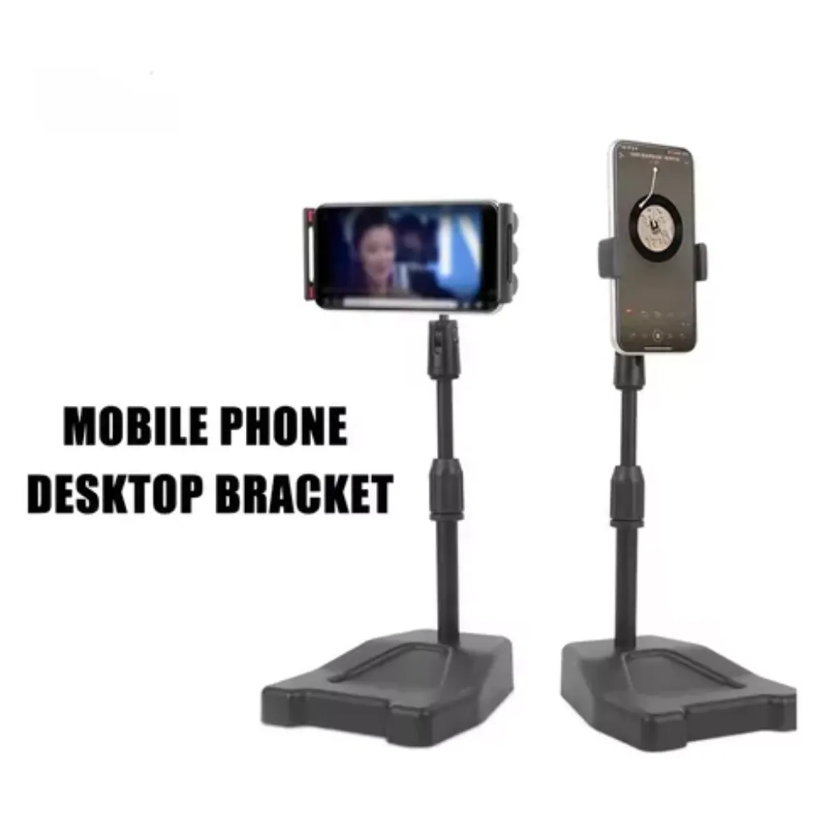 GENERICO - Soporte para celular altura graduable smartphone + base para telefono