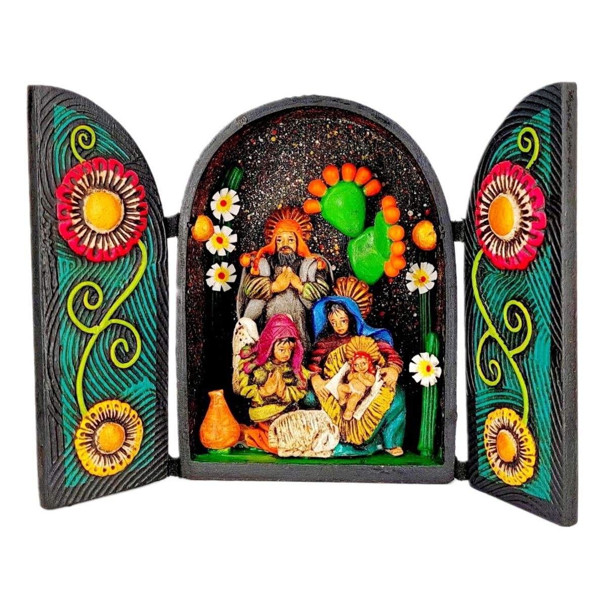 GENERICO - Retablo Ayacuchano Nacimiento Artesanal