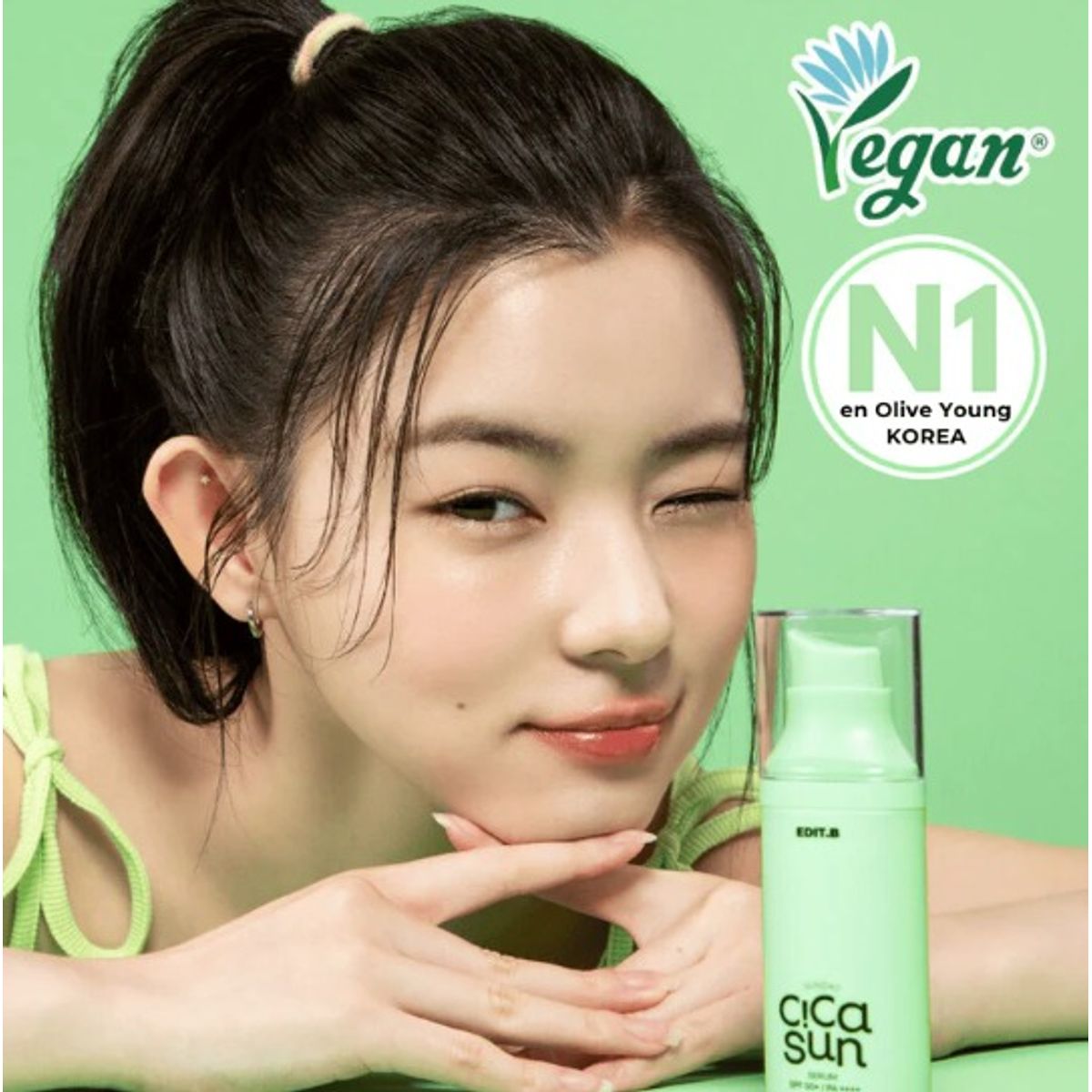 LE COREANE - Protector Solar Hidratante de Centella Cica Sun Serum