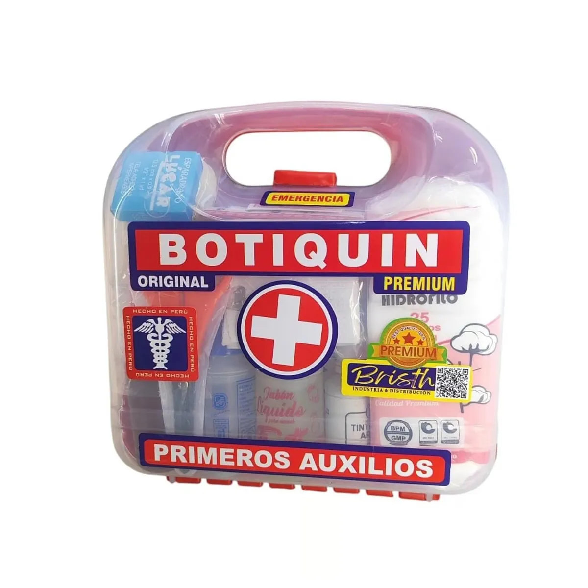 GENERICO - Botiquín de Emergencia Tipo Lonchera Primeros Auxilios
