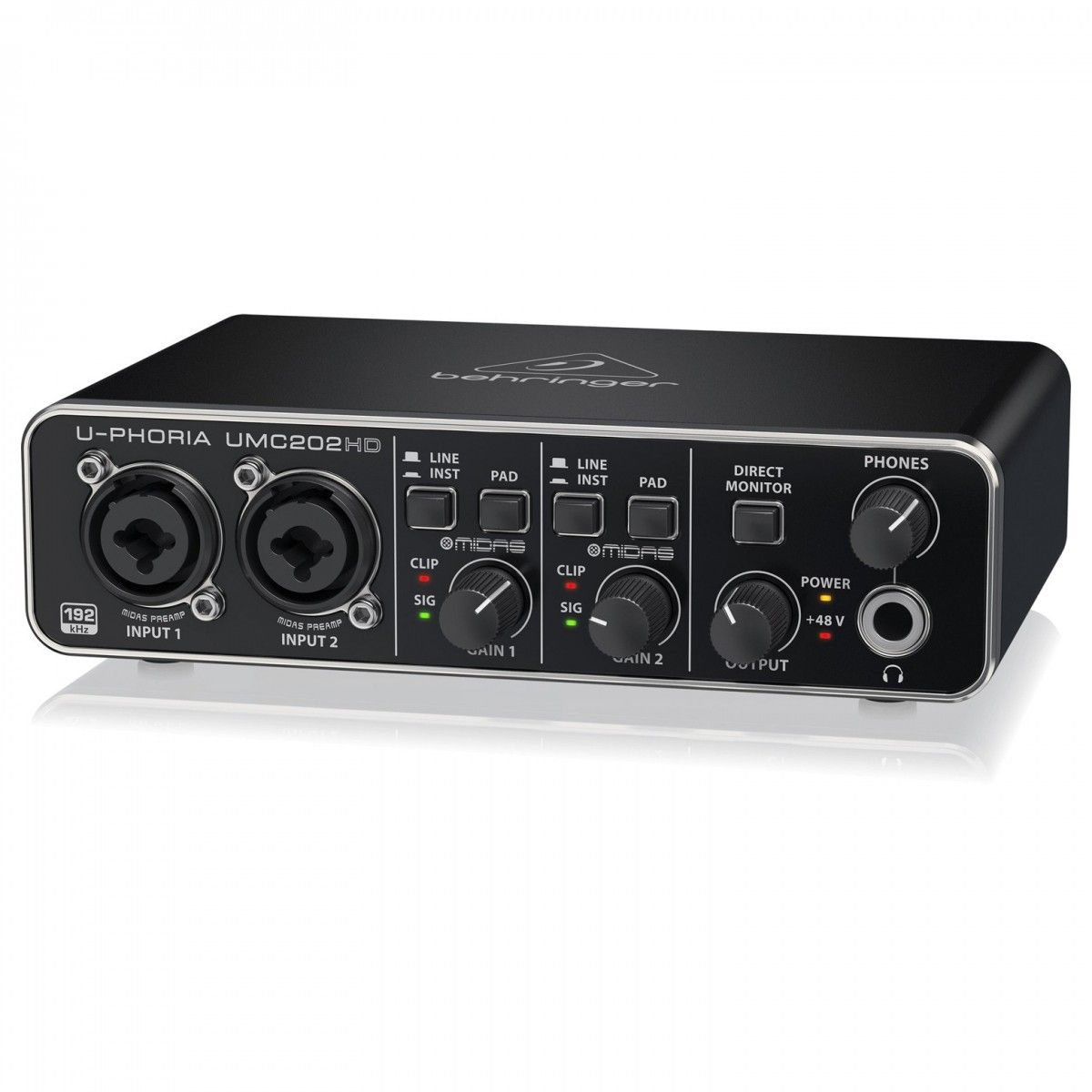 BEHRINGER - Behringer Interfaz de Audio UMC202HD