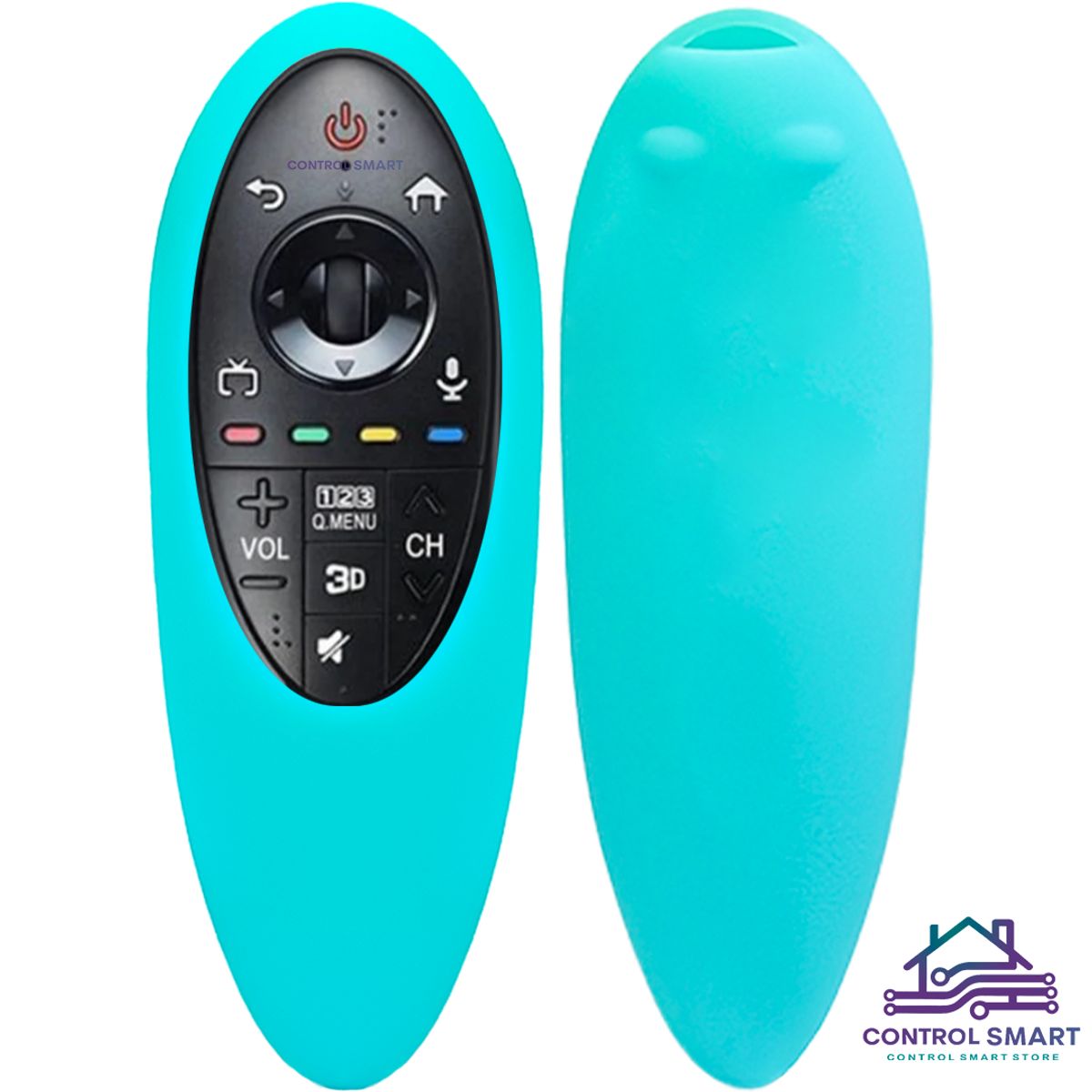 CASE - Funda Antideslizante Para Control Remoto LG MR500 2014 WEBOS– Turquesa