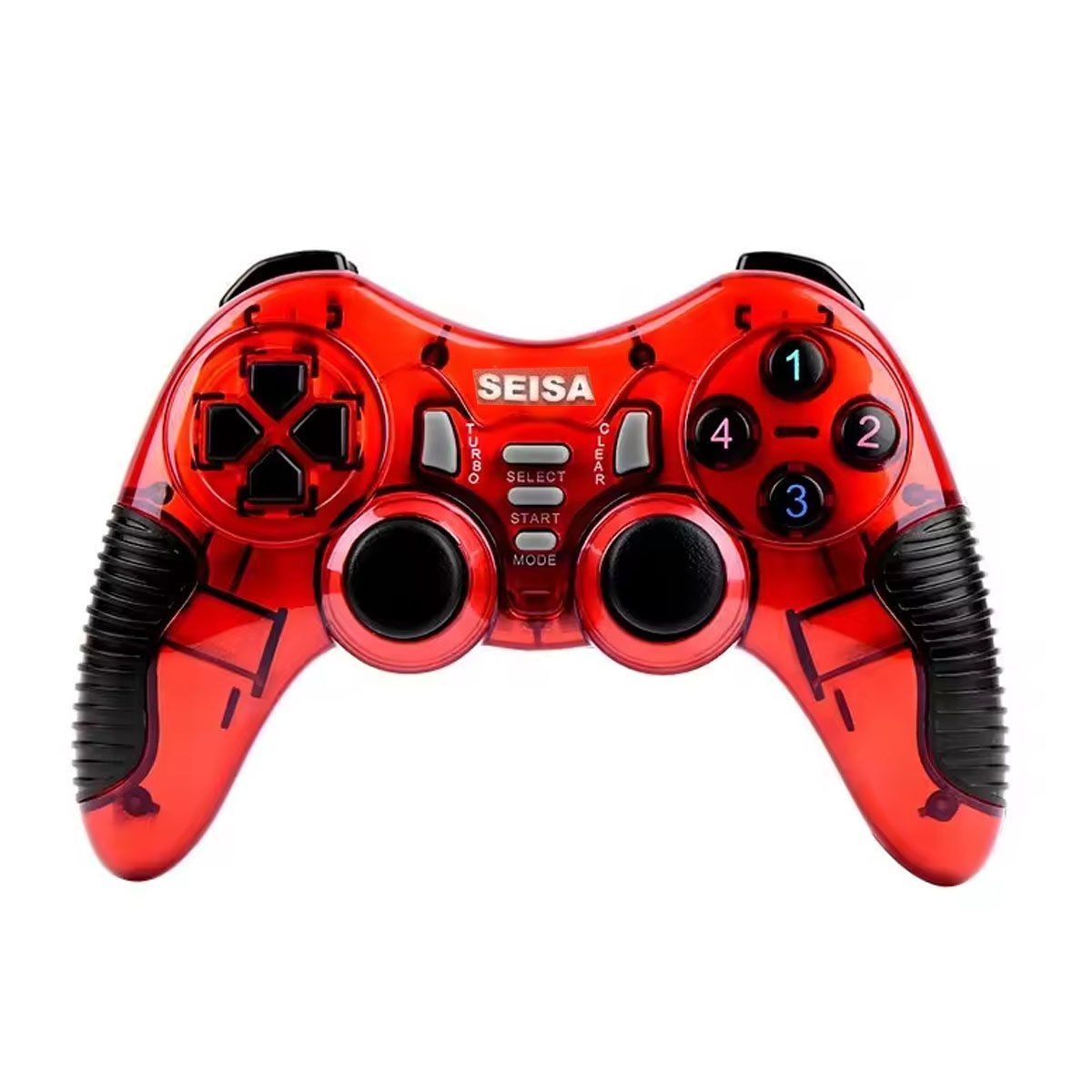 SEISA - Mando Gamepad Seisa Sj913 Inalámbrico Pc Ps2 Ps3 Android Smart Tv.