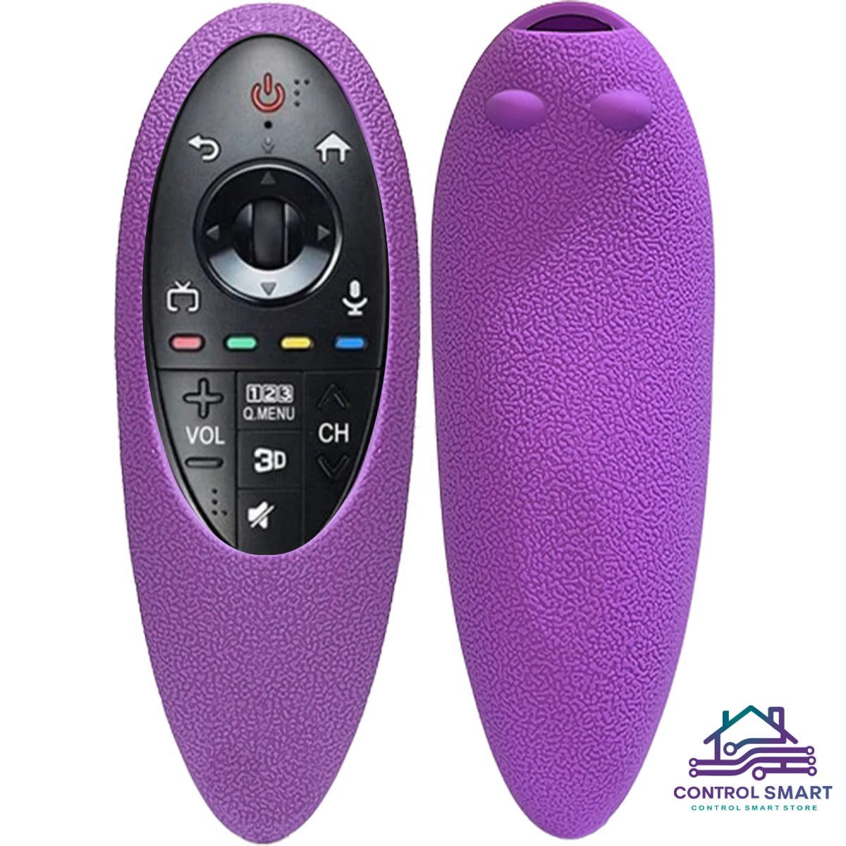 CASE - Funda Antideslizante Para Control Remoto LG MR500 2014 WEBOS– Morado