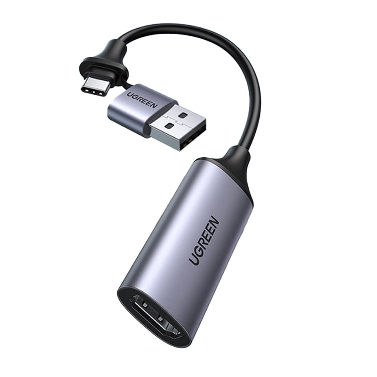 UGREEN - Capturadora de Video Usb 3.0 Hdmi Capture UGREEN 2 en 1 tipo c usb