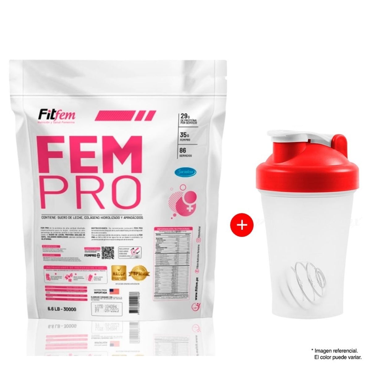 FITFEM - Proteína FEMPRO 3KG FITFEM CHOCOLATE