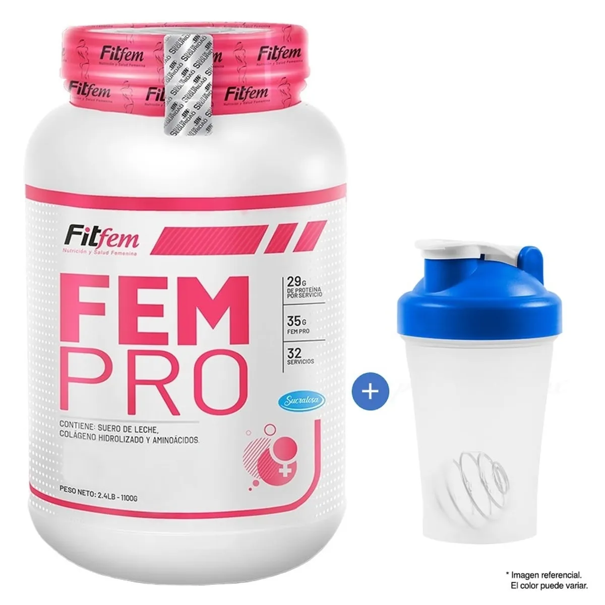 FITFEM - Proteína FEM PRO 1100GR FITFEM CHOCOLATE