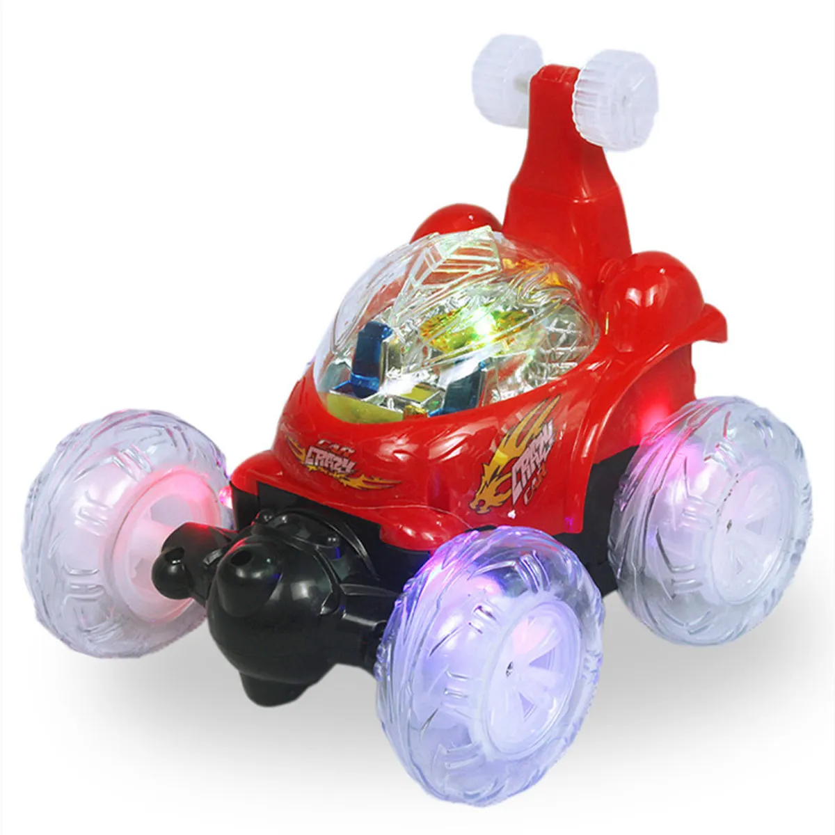 OEM - COCHE  ACROBATICO CON MUSICA LUCES Y CONTROL REMOTO STUNT CA