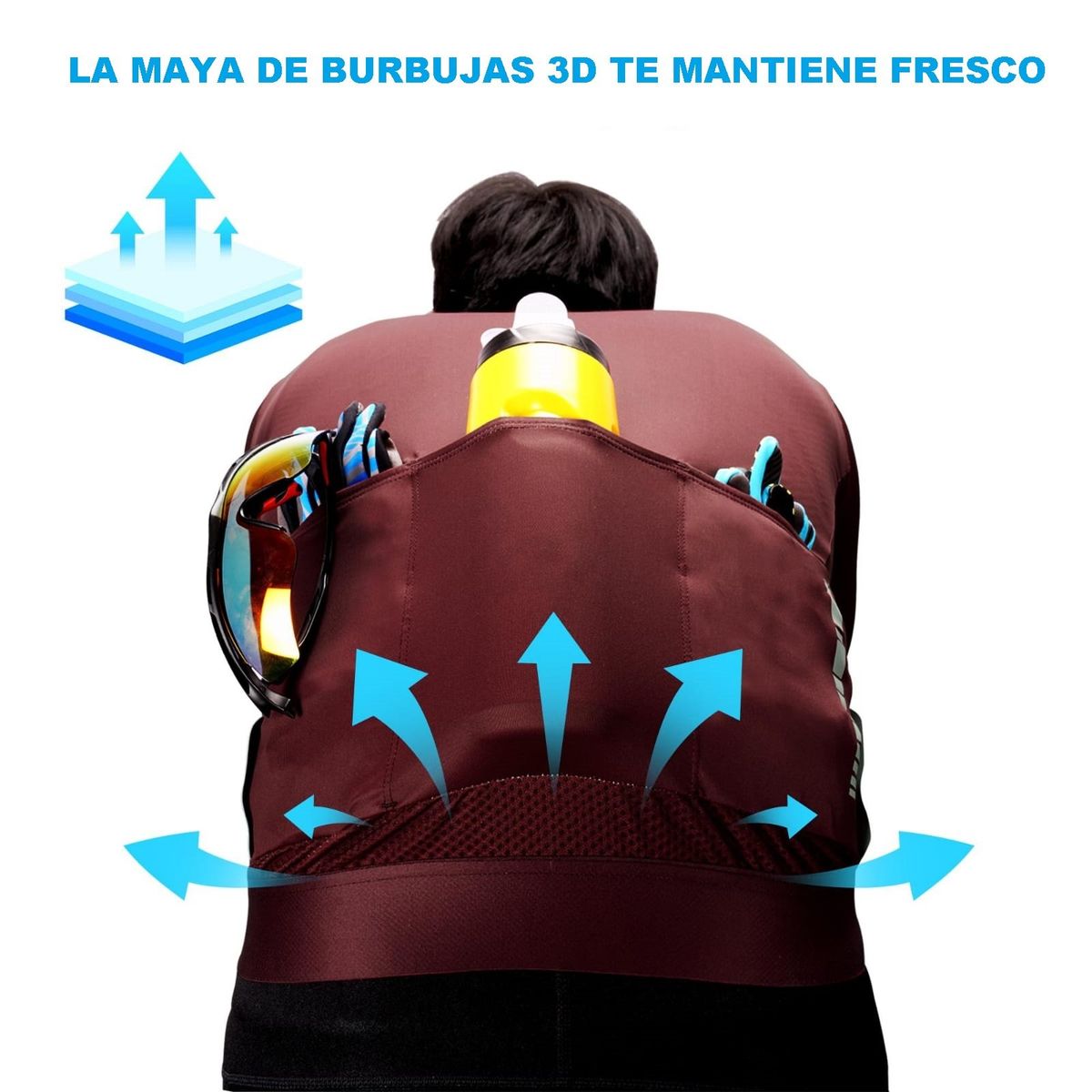 GENERICO - Polo Jersey para ciclismo darevie - XL