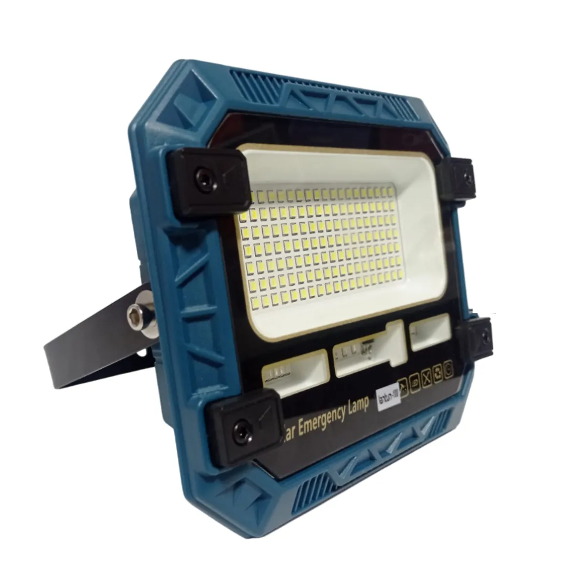 GENERICO - Reflector LED con Panel Solar para Exteriores con Cable 100W