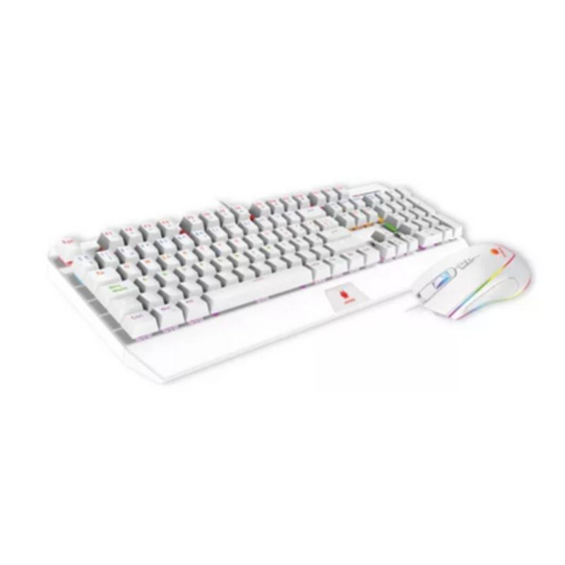 ANTRYX - KIT GAMING ANTRYX TECLADO MECANICO + MOUSE GC-5100 WHITE RED SWITCH