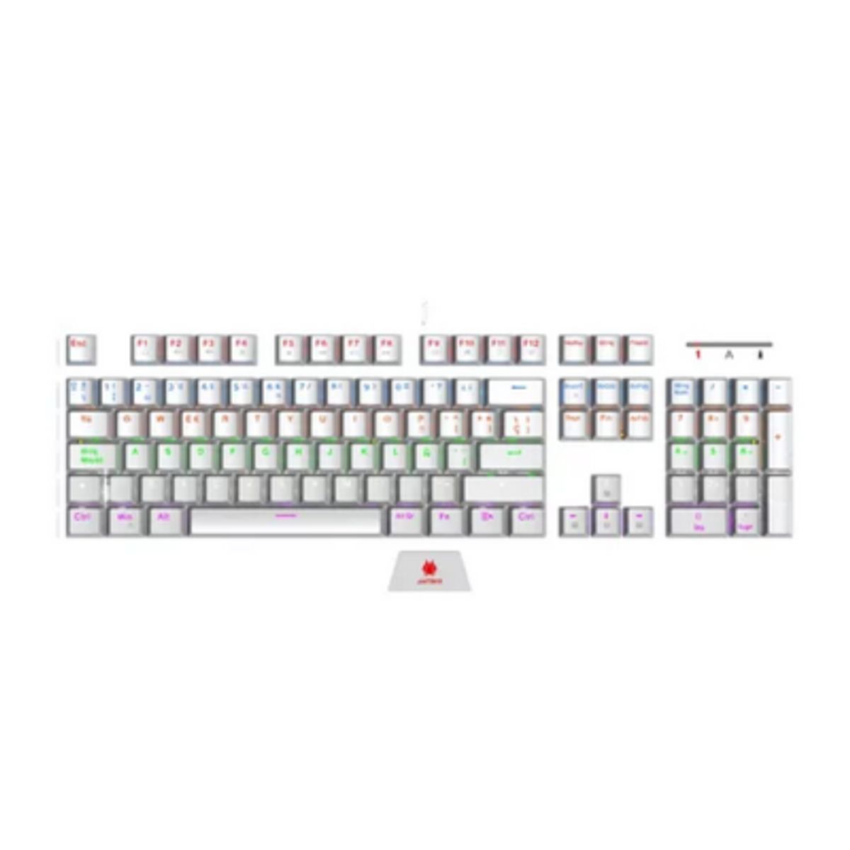 ANTRYX - KIT GAMING ANTRYX TECLADO MECANICO + MOUSE GC-5100 WHITE RED SWITCH