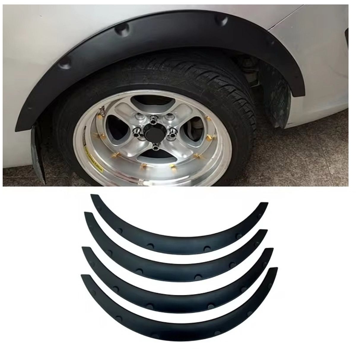 GENERICO - Fender Universal - Protección Versátil y Estilo para tu Vehículo