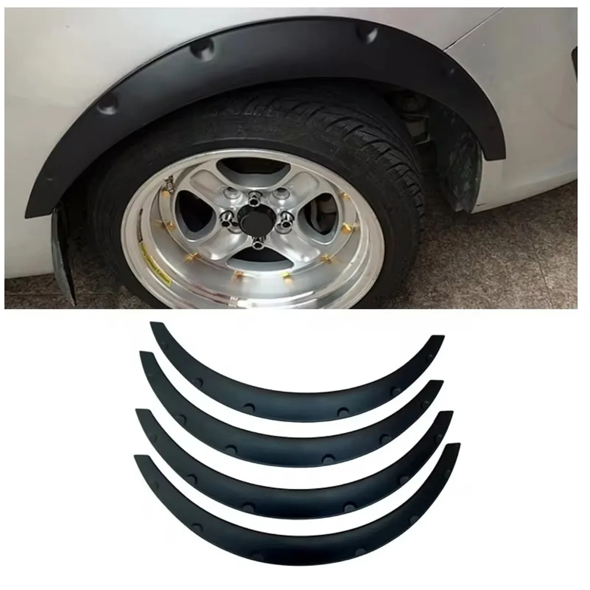 GENERICO - Fender Universal - Protección Versátil y Estilo para tu Vehículo