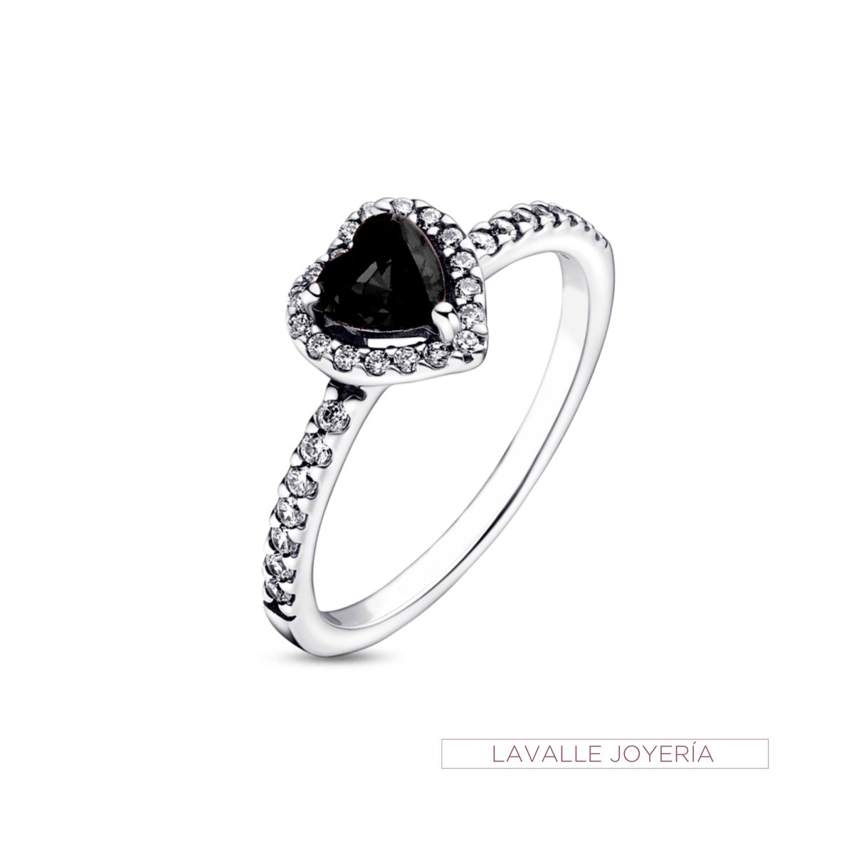 OEM - Anillo de Plata 950 Corazón Lavalle Joyeria