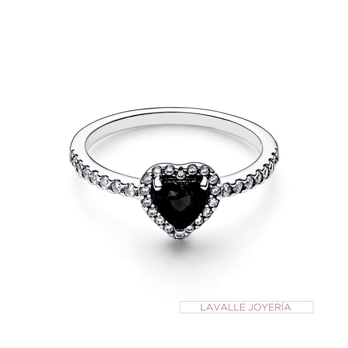 OEM - Anillo de Plata 950 Corazón Lavalle Joyeria