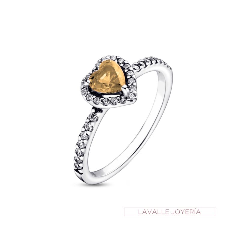 OEM - Anillo de Plata 950 Corazón Lavalle Joyeria