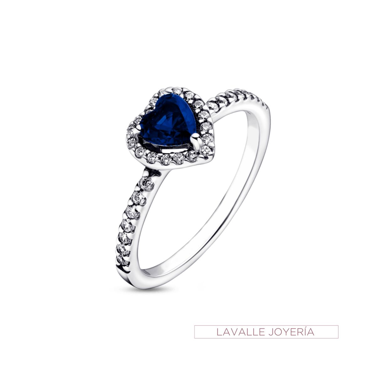 OEM - Anillo de Plata 950 Corazón Lavalle Joyeria