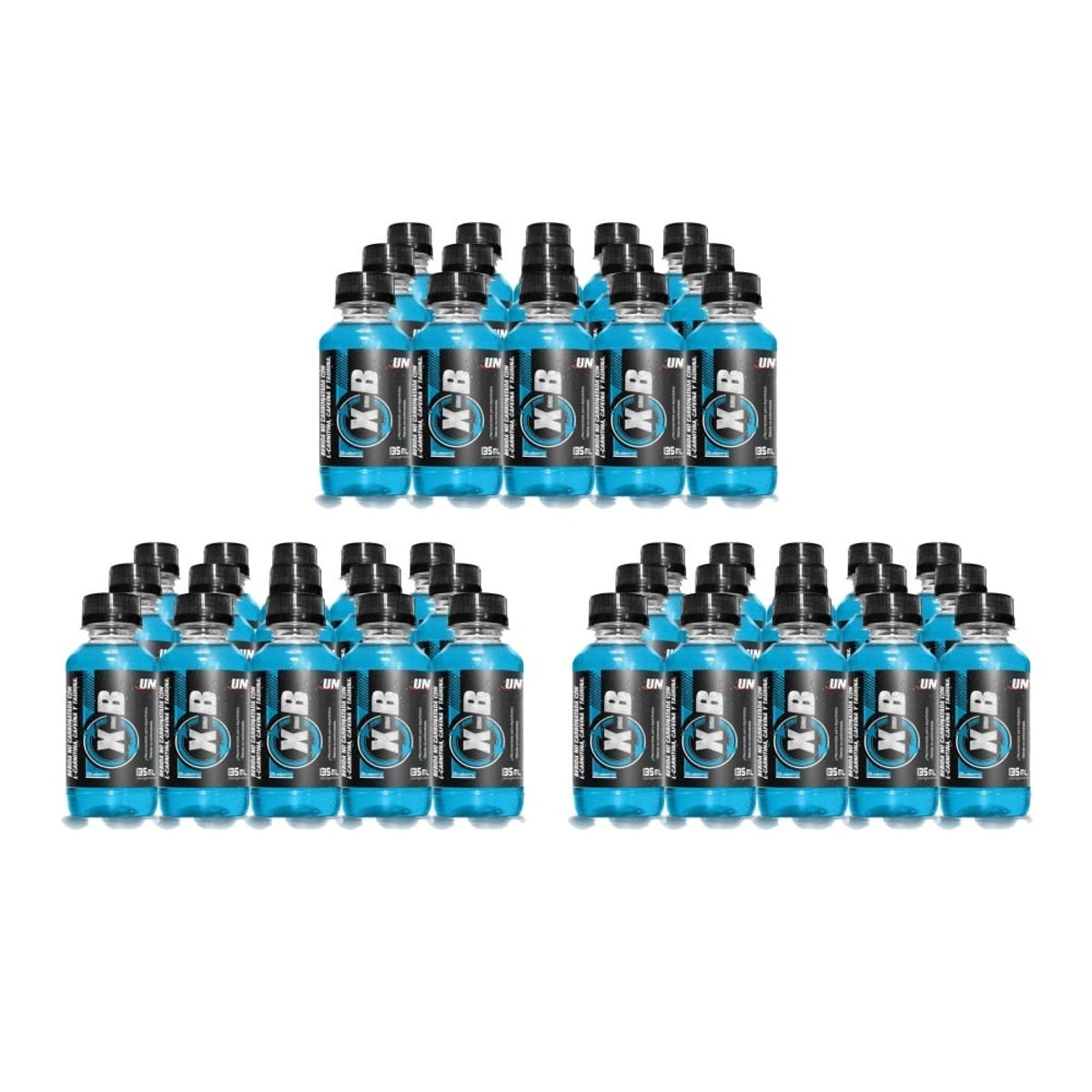 UNIVERSE NUTRITION - X-B 3 Paquetes De 15 Botellas 135ml L-Carnitina BLUEBERRY