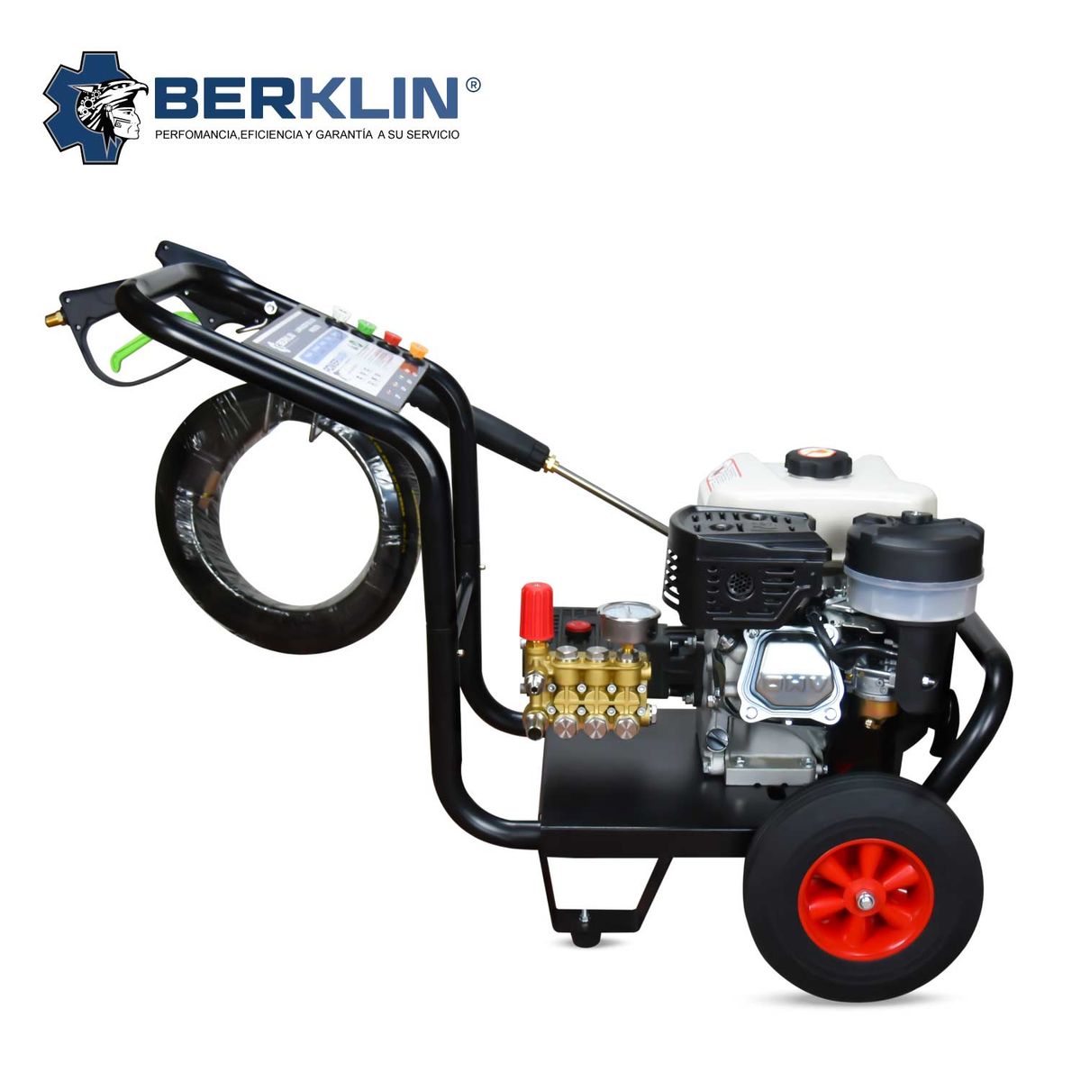 BERKLIN - HIDROLAVADORA CON MOTOR A GASOLINA DE ALTA PRESIÓN 1450 PSI