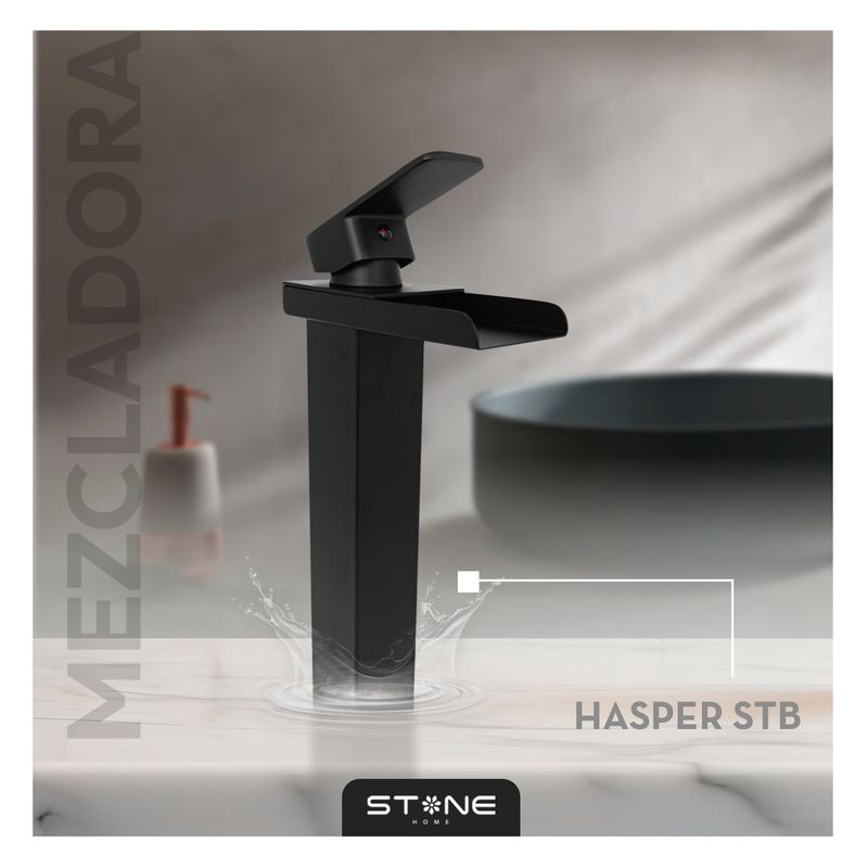 STONE - MEZCLADORA MONOCOMANDO PBOWL AL MUEBLE HASPER STB STONE