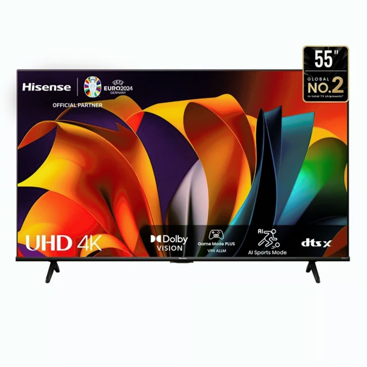 HISENSE - Televisor LED Hisense 55 VIDAA 4K Ultra HD Smart TV 55A6N
