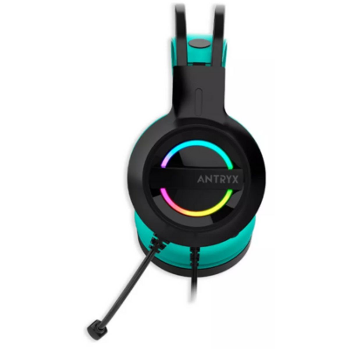 ANTRYX - AUDIFONO C/MICROFONO ANTRYX IRIS-K TURQUOISE, 7.1 VIRTUAL