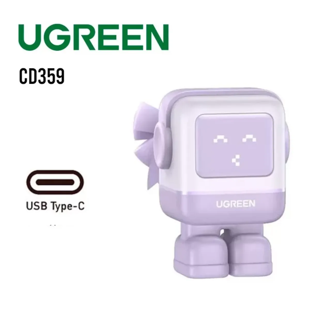 UGREEN - Cargador Carga Rapida Con Pantalla Portatil Ugreen Nexode CD359 30W