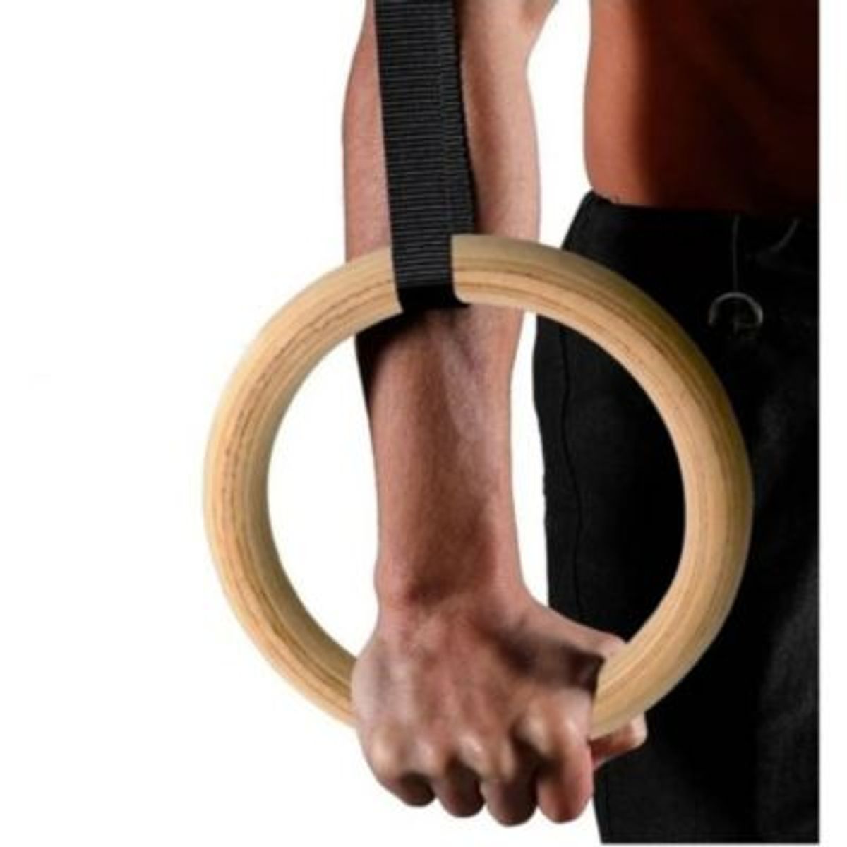 HOLGU - Anillas D Madera Aros Olímpicos Gimnasia Crossfit Calistenia