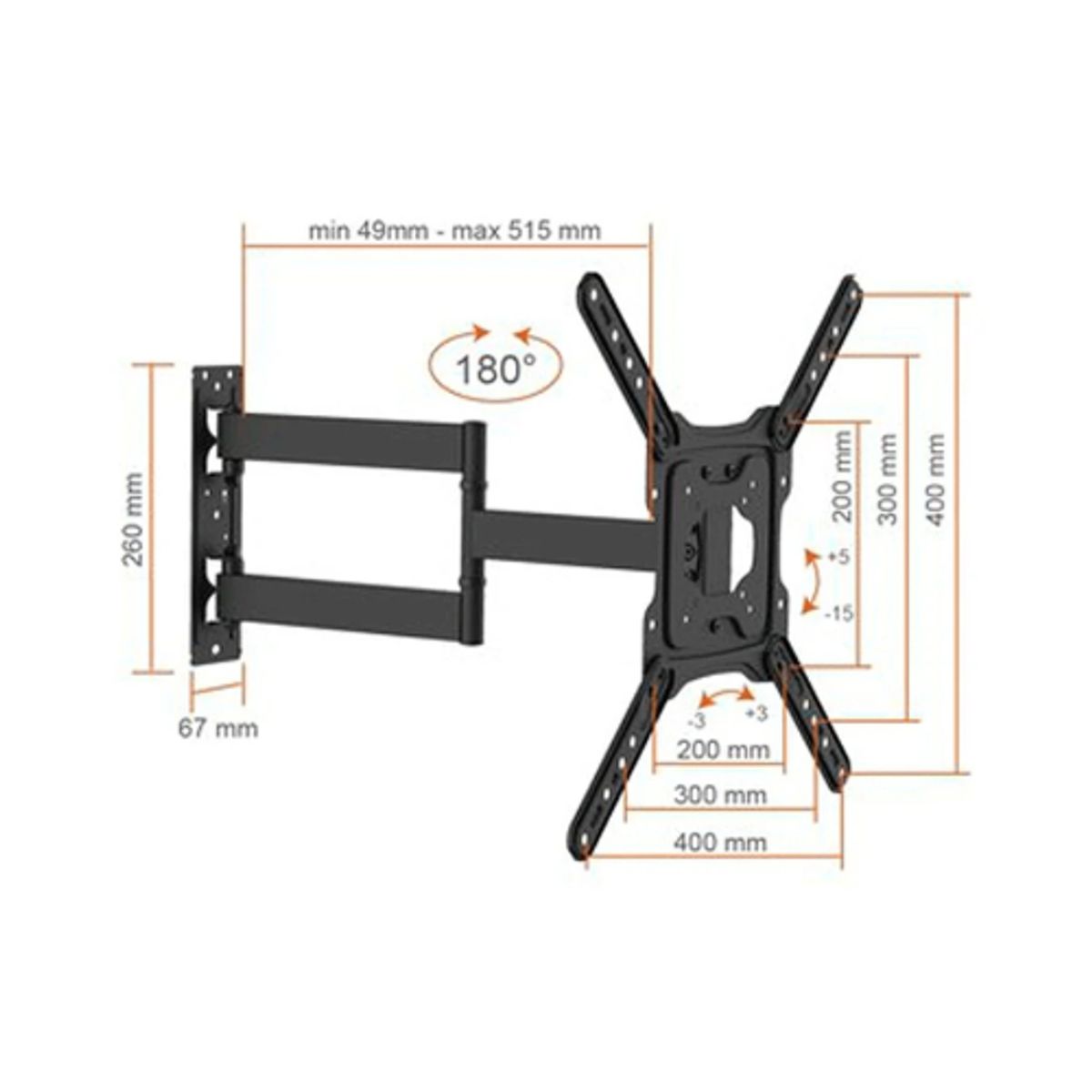 SOPORTEX - Rack móvil para TV 32 - 55" Soportex Sxm 3755