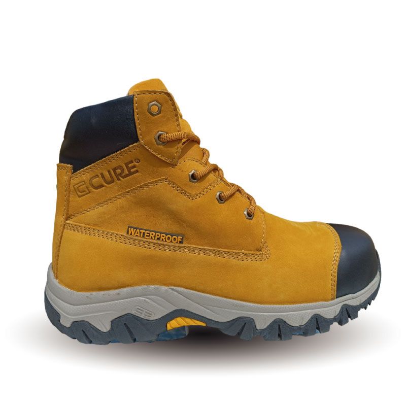 THE CURE - Zapato Botín Punta de Acero Industrial - Cure 2025 - Amarillo