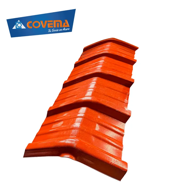 COVEMA - Cumbrera Upvc Trapezoidal  60 cm x 1.05 mts x 2.0mm COVEMA