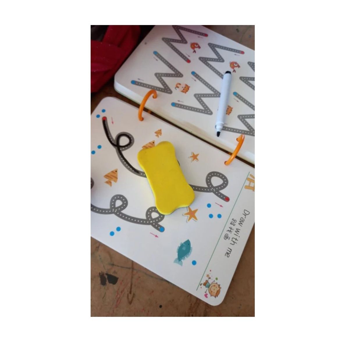 IMPORTADO MC - Libro de Trazos Pre Escolar 64 páginas Rosado