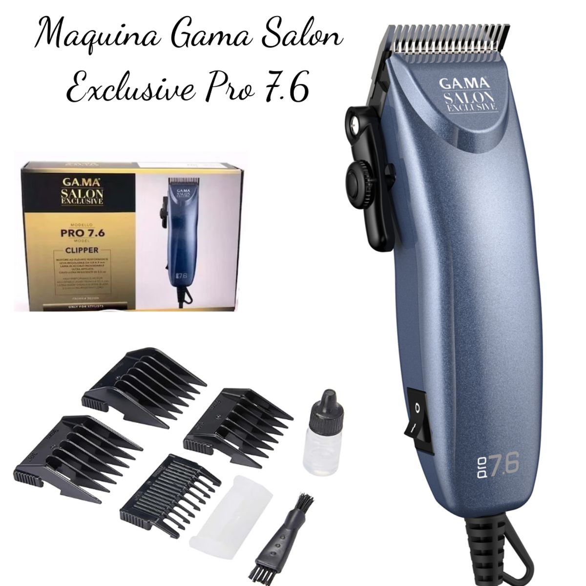 GAMA - Maquina Gama Salon Exclusive Pro 7.6