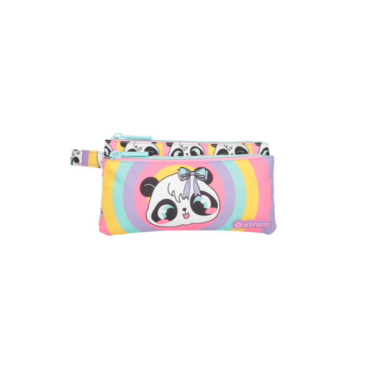 XTREM - Estuche Trinity 4XT Multicolor Panda