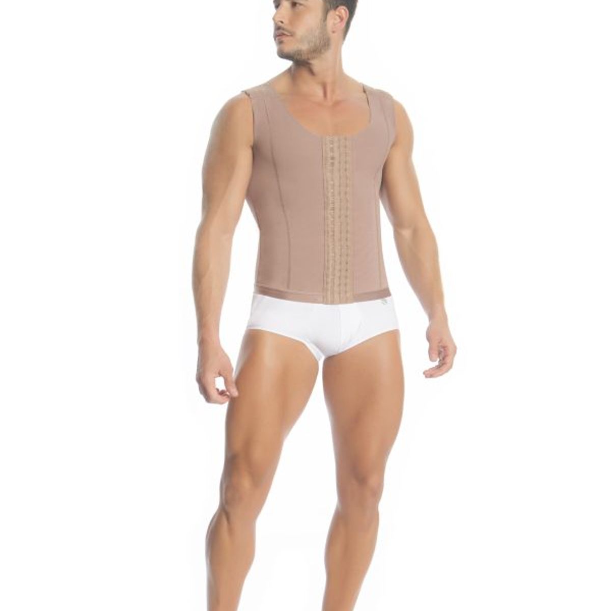 FAJATE - Chaleco masculino postquirúrgico de alta compresión 11017 Fajate