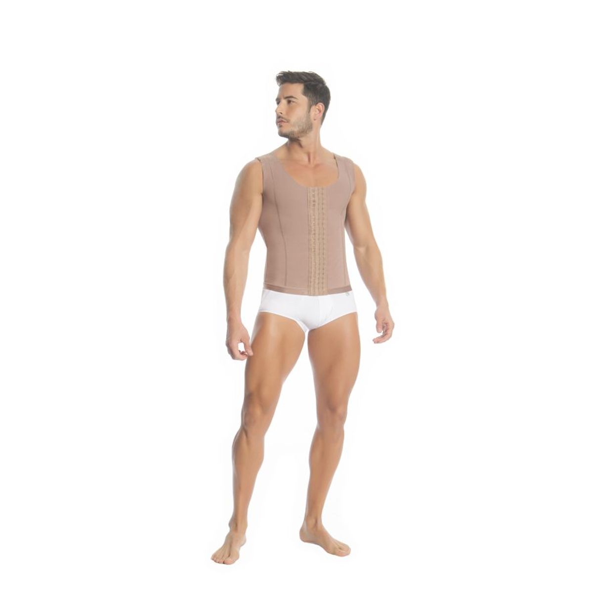 FAJATE - Chaleco masculino postquirúrgico de alta compresión 11017 Fajate