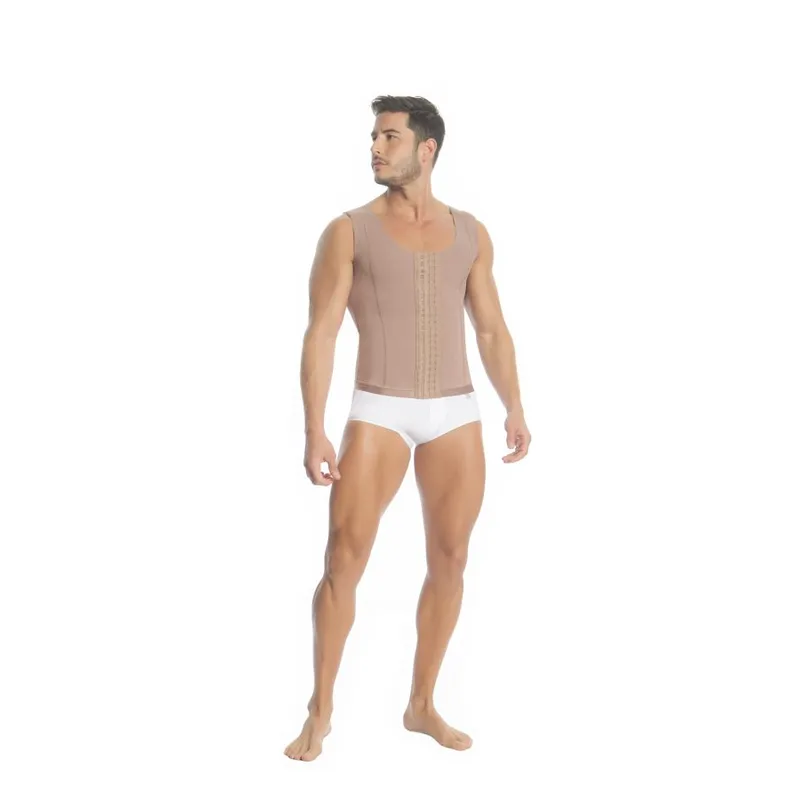 FAJATE - Chaleco masculino postquirúrgico de alta compresión 11017 Fajate
