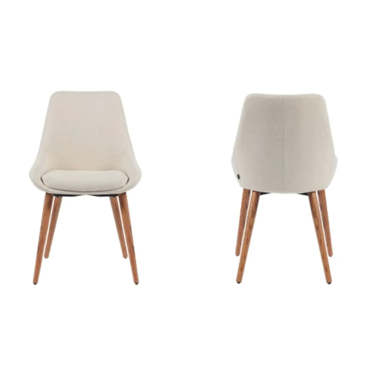 NIHM - Silla de Comedor Beat Wood Beige