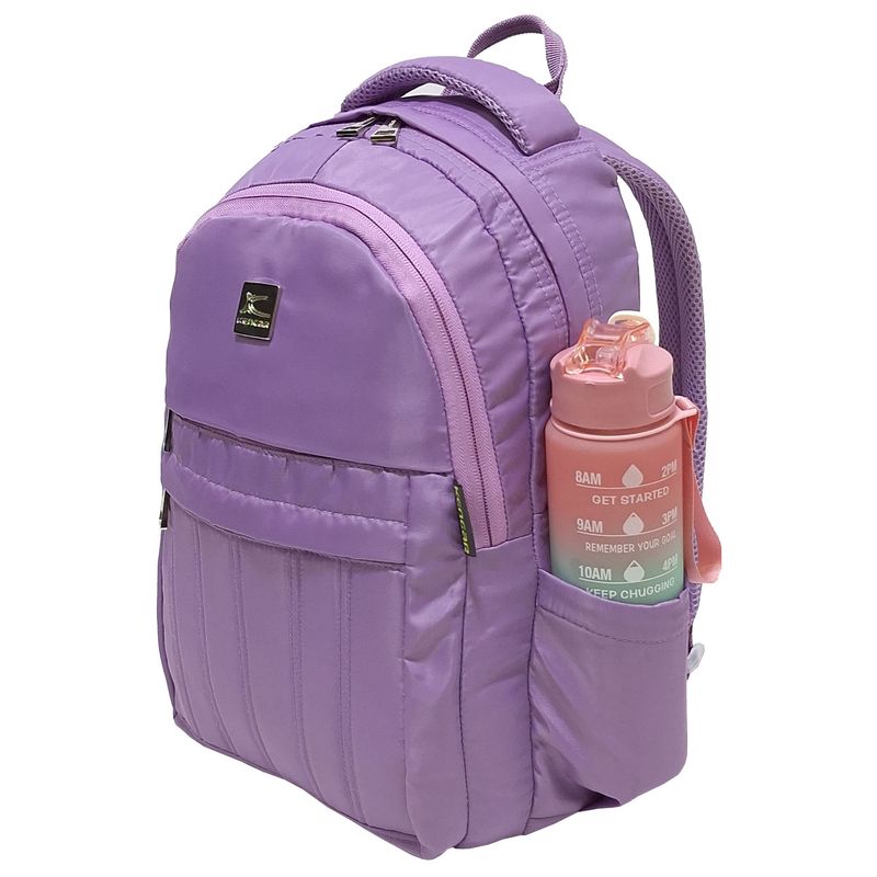 KENGAR - Mochila Kawai Oficio Portalaptop en Tela Satinada - Aceituna Pastel