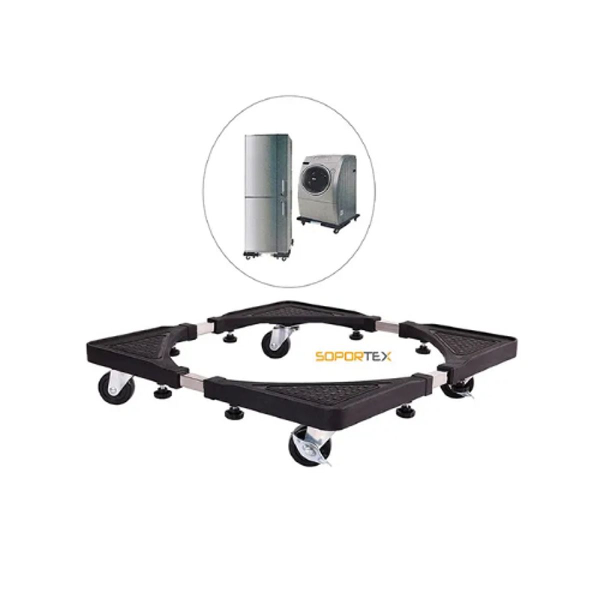 SOPORTEX - Base Móvil Multifuncional Soportex SMS-02M