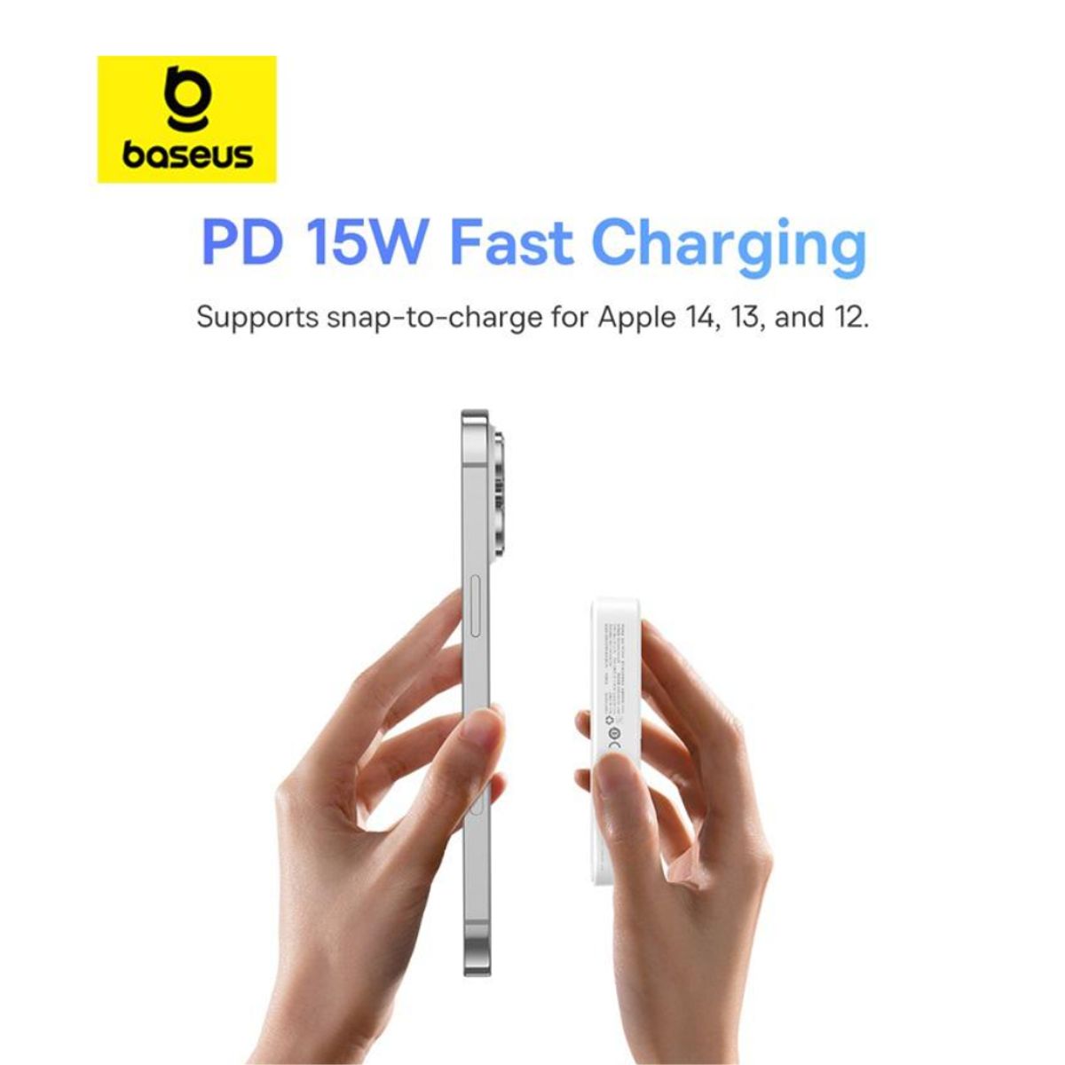 BASEUS - Power Bank Inalámbrico Magnético Baseus Magpro 5000mah PD20W - Blanco