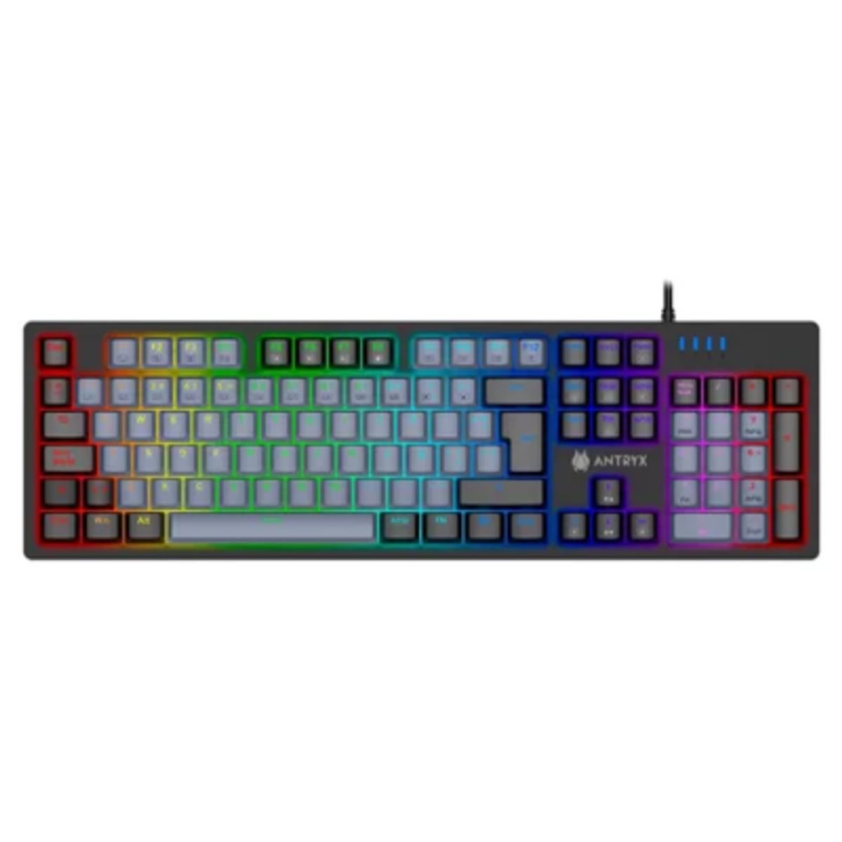 ANTRYX - TECLADO MECANICO ANTRYX MK860L BLACK & GRAY PURPLE SWITCH