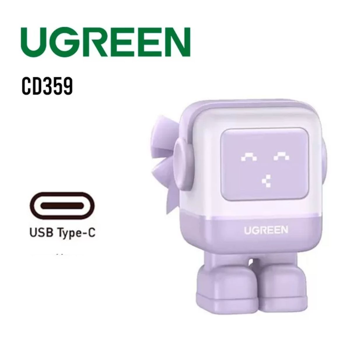 UGREEN - Cargador Carga Rapida Con Pantalla Portatil Ugreen Nexode CD359 30W