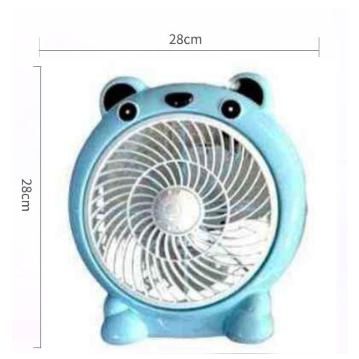 GENERICO - Ventilador kawai Azul Grande