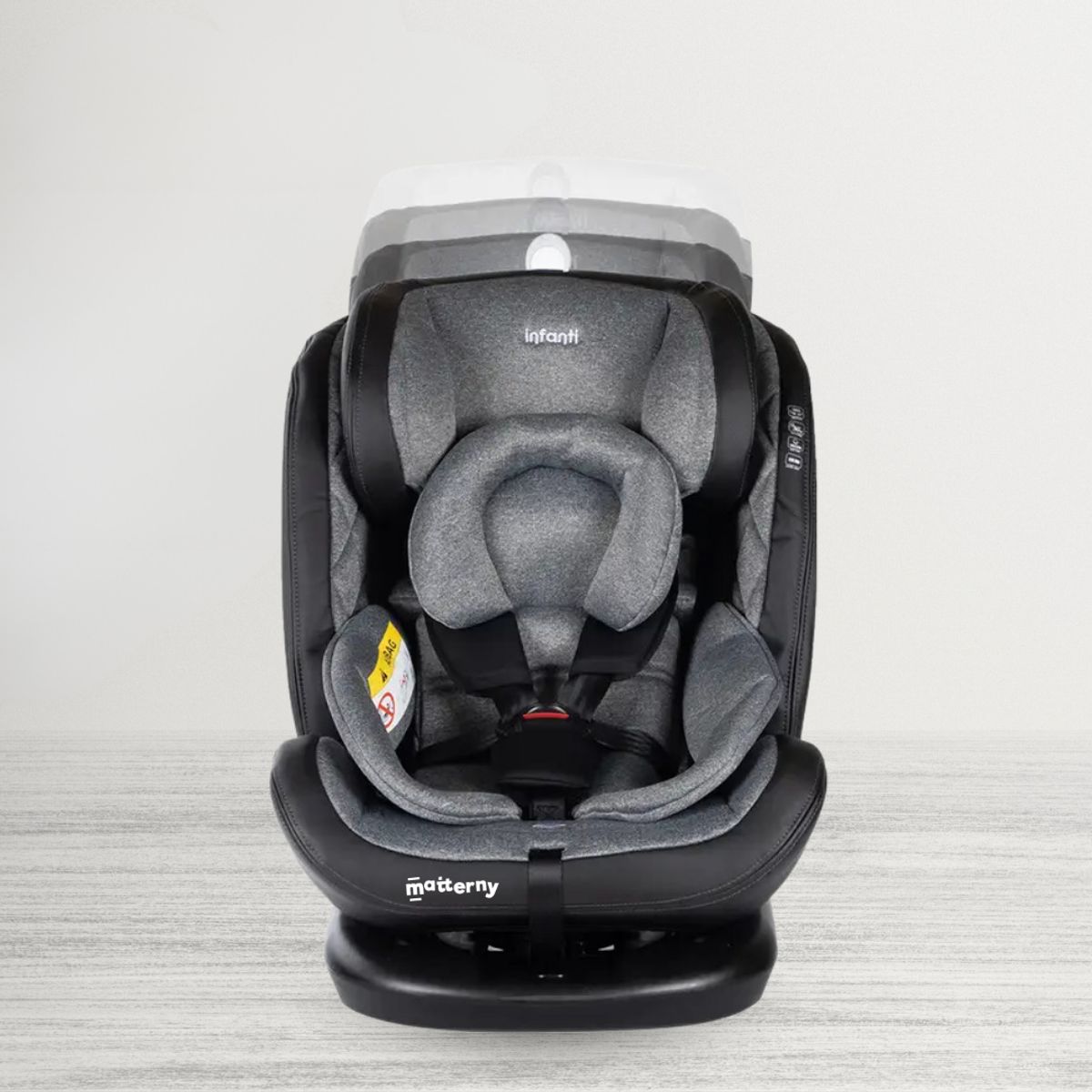 INFANTI - Silla de Auto para Bebé »GIRO 360º» Gray