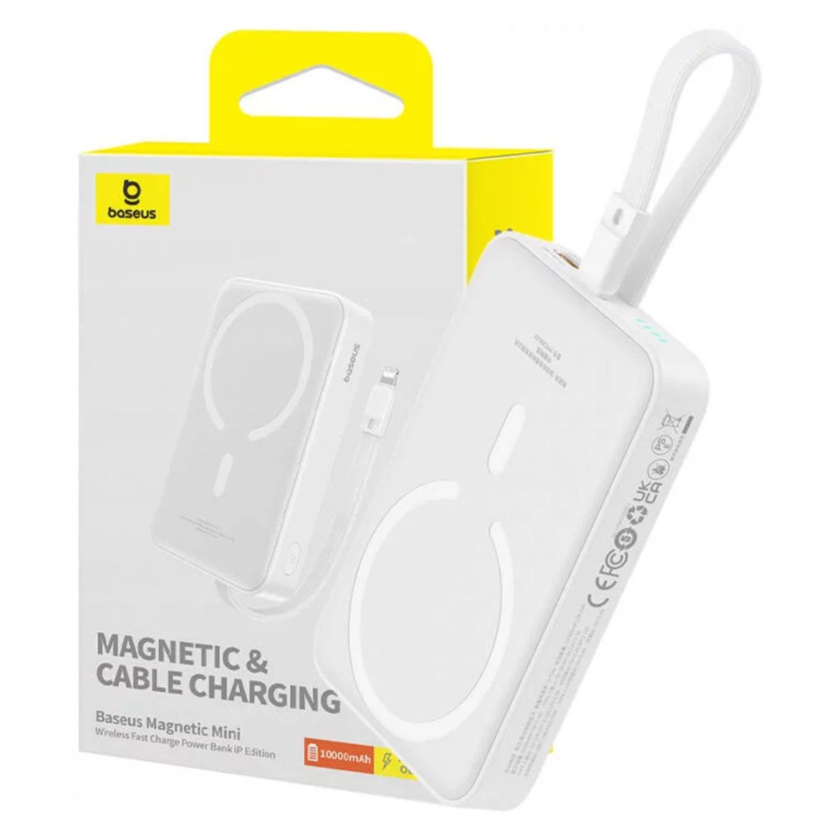 BASEUS - Cargador Inalambrico Baseus Powerbank Magnetico 10000mAh 20W MagSafe