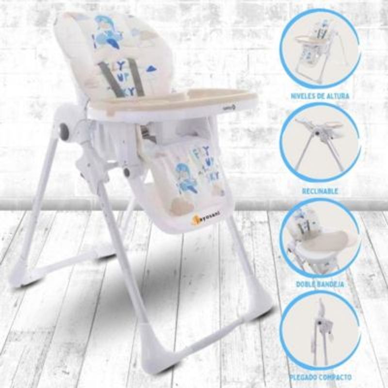 SAFETY 1ST - Silla De Comer Graduable Para Bebés «FEED»BLUE