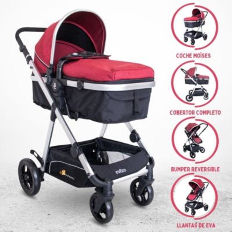EVEZO - Coche Deportivo Moisés EBABY POLOC RED